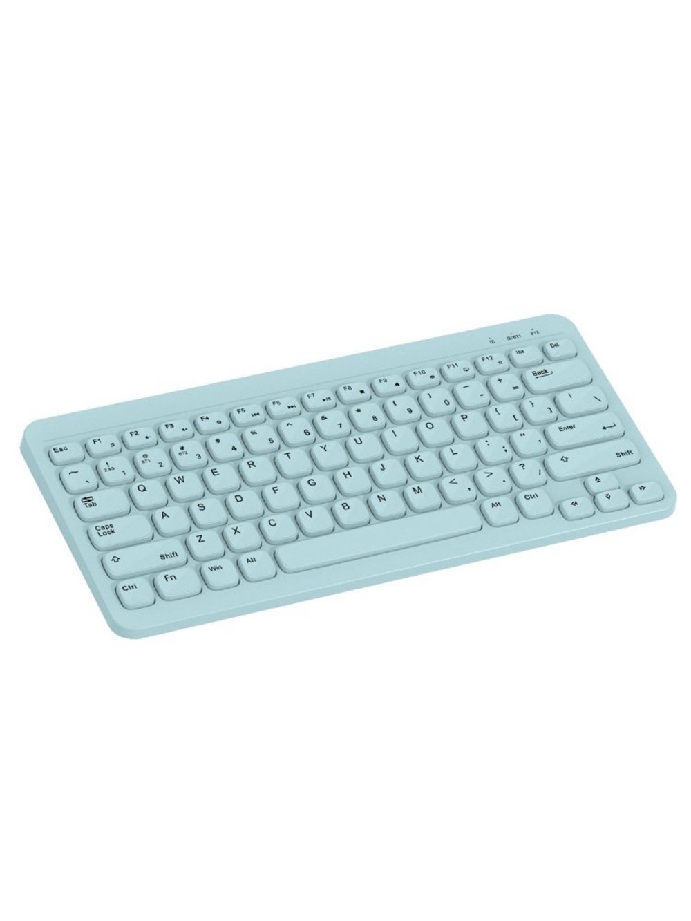 Wireless Slim Keyboard in Mint Blue - Compact Portable Design
